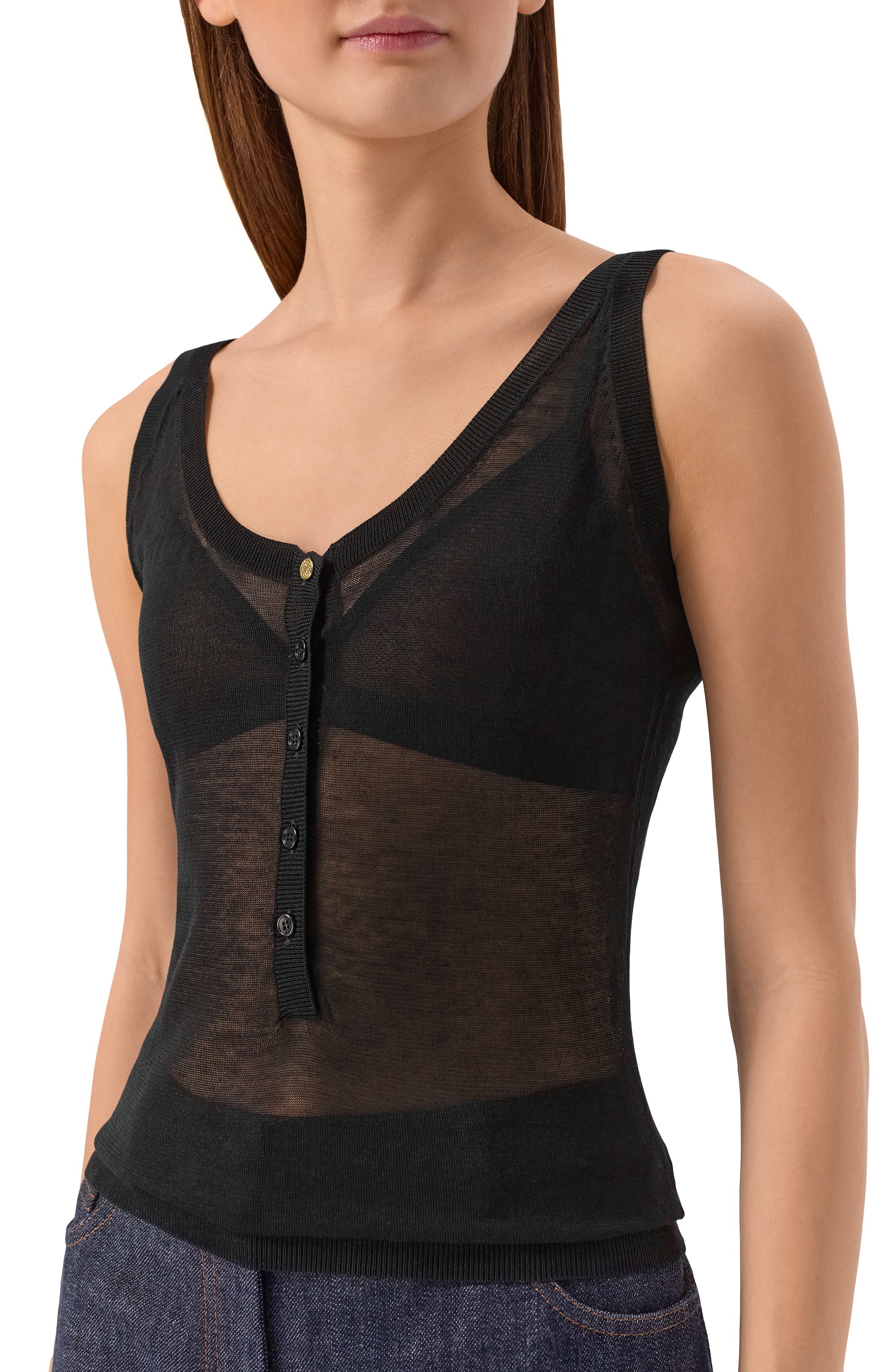 Хлопковый топ ELIE SAAB, арт. T0269/CK017, фото 5