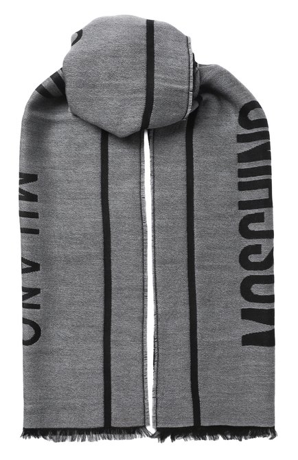 Мужской шерстяной шарф MOSCHINO, арт. 50229/M5791