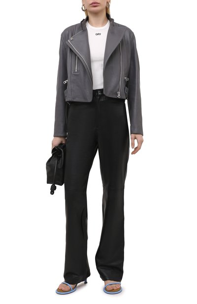 Хлопковая футболка OFF-WHITE белого цвета по цене 43950 руб., арт. 0WAA065S21JER001, фото 2 Хлопковая футболка OFF-WHITE, арт. 0WAA065S21JER001, фото 2