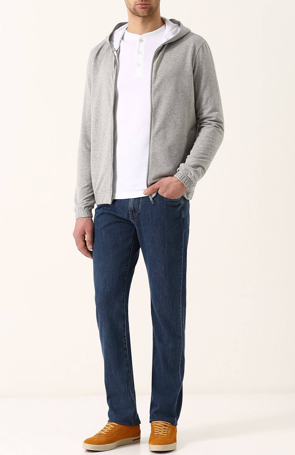 Замшевые кеды 70's walk  LORO PIANA, арт. FAI1108, фото 2