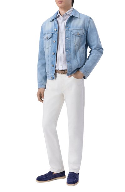 Замшевые пенни-лоферы BRUNELLO CUCINELLI, арт. MZUPAIX653, фото 2