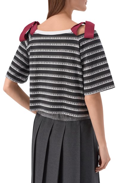 Хлопковая футболка UNDERCOVER черного цвета по цене 38200 руб., арт. UP1F1811-1, фото 4 Хлопковая футболка UNDERCOVER, арт. UP1F1811-1, фото 4