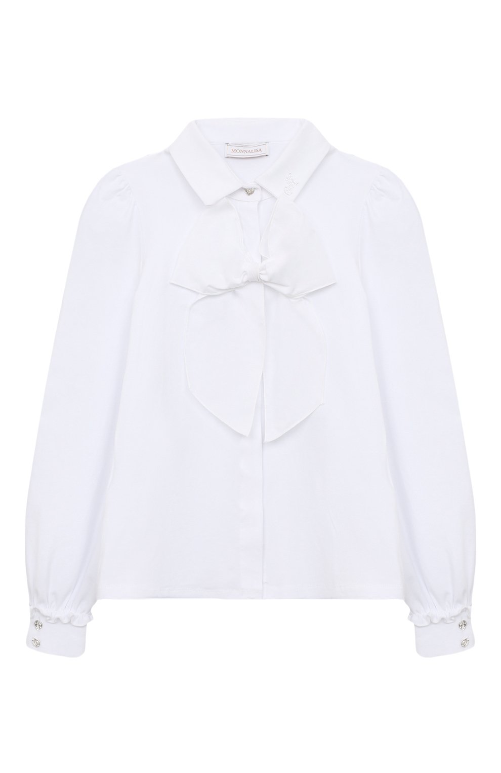 Хлопковая блузка MONNALISA, арт. 18BACA, фото 1