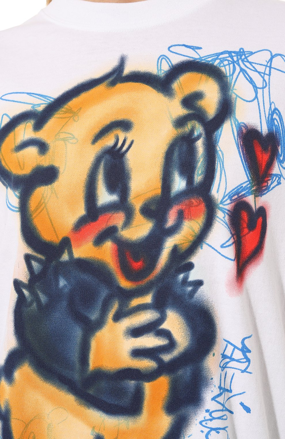 Хлопковая футболка DOMREBEL белого цвета по цене 15550 руб., арт. CHARMED/T-SHIRT, фото 5 Хлопковая футболка DOMREBEL, арт. CHARMED/T-SHIRT, фото 5