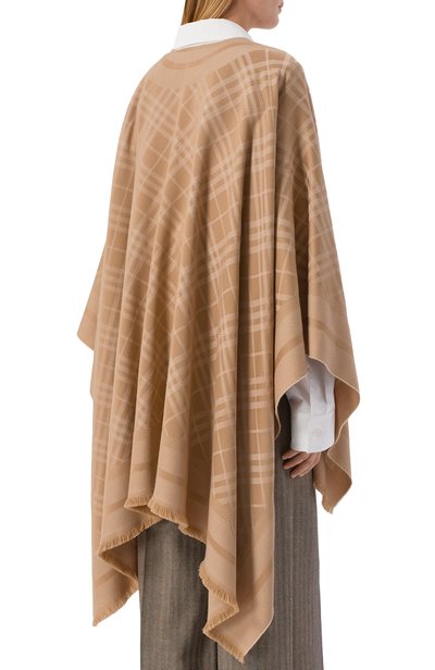 Пончо из шерсти и кашемира BURBERRY, арт. 8126969, фото 4