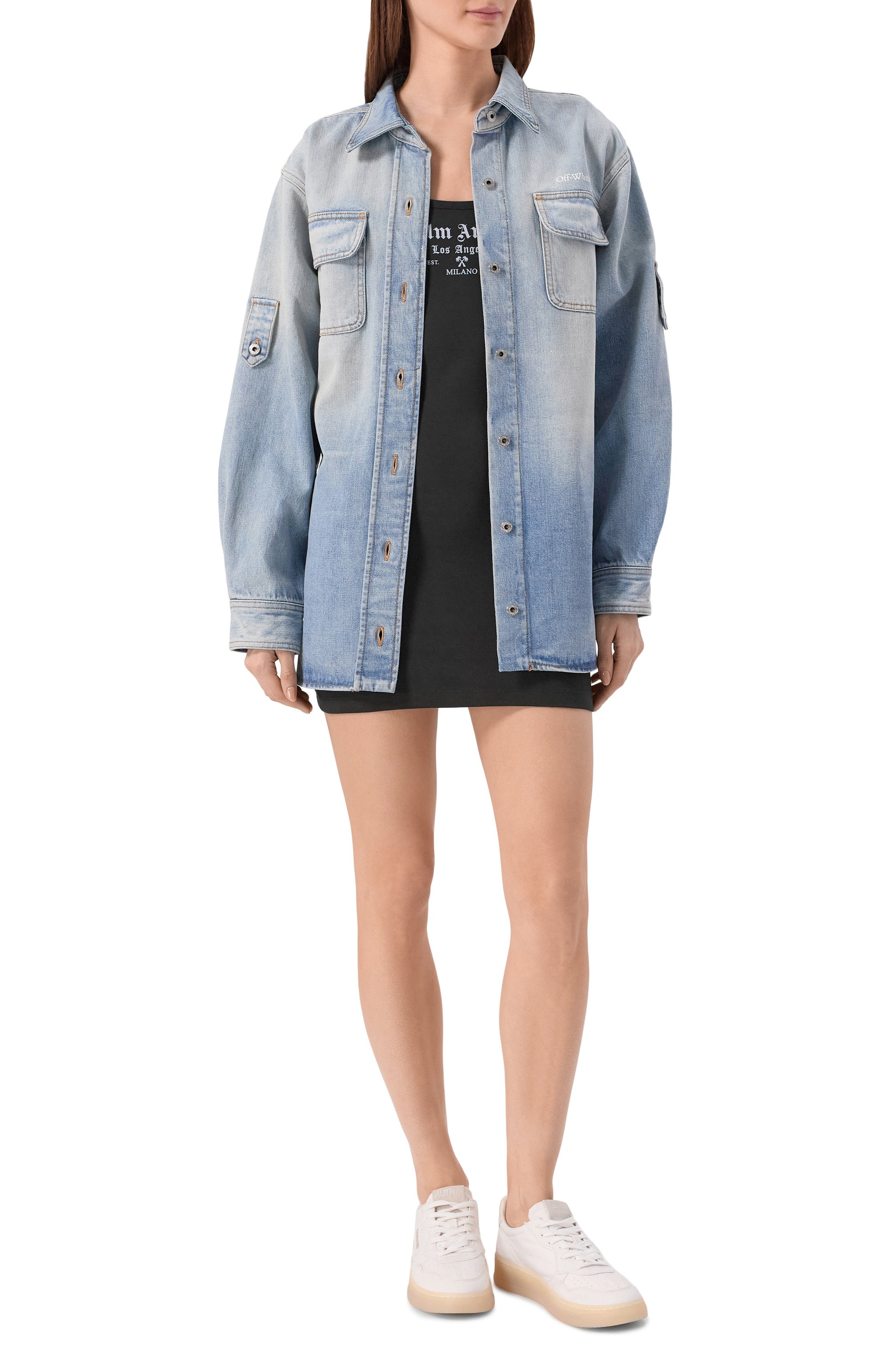 Платье PALM ANGELS, арт. PWDH009S26JER001, фото 2