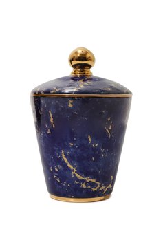 Подсвечник с крышкой lapislazuli STEFANO RICCI темно-синего цвета, арт. 0ACAN002/ST0NE2 | Фото 1 (Нос: Не проставлено; Региональные ограничения белый список (Axapta Mercury): Не проставлено; Ограничения доставки: fragile-2, flammable)