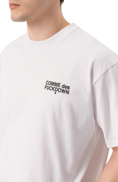 Хлопковая футболка COMME DES FUCKDOWN, арт. CFABM01506, фото 5