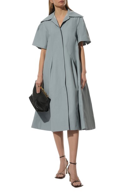 Платье изо льна и шелка JIL SANDER, арт. JSPU502205-WU330300, фото 2