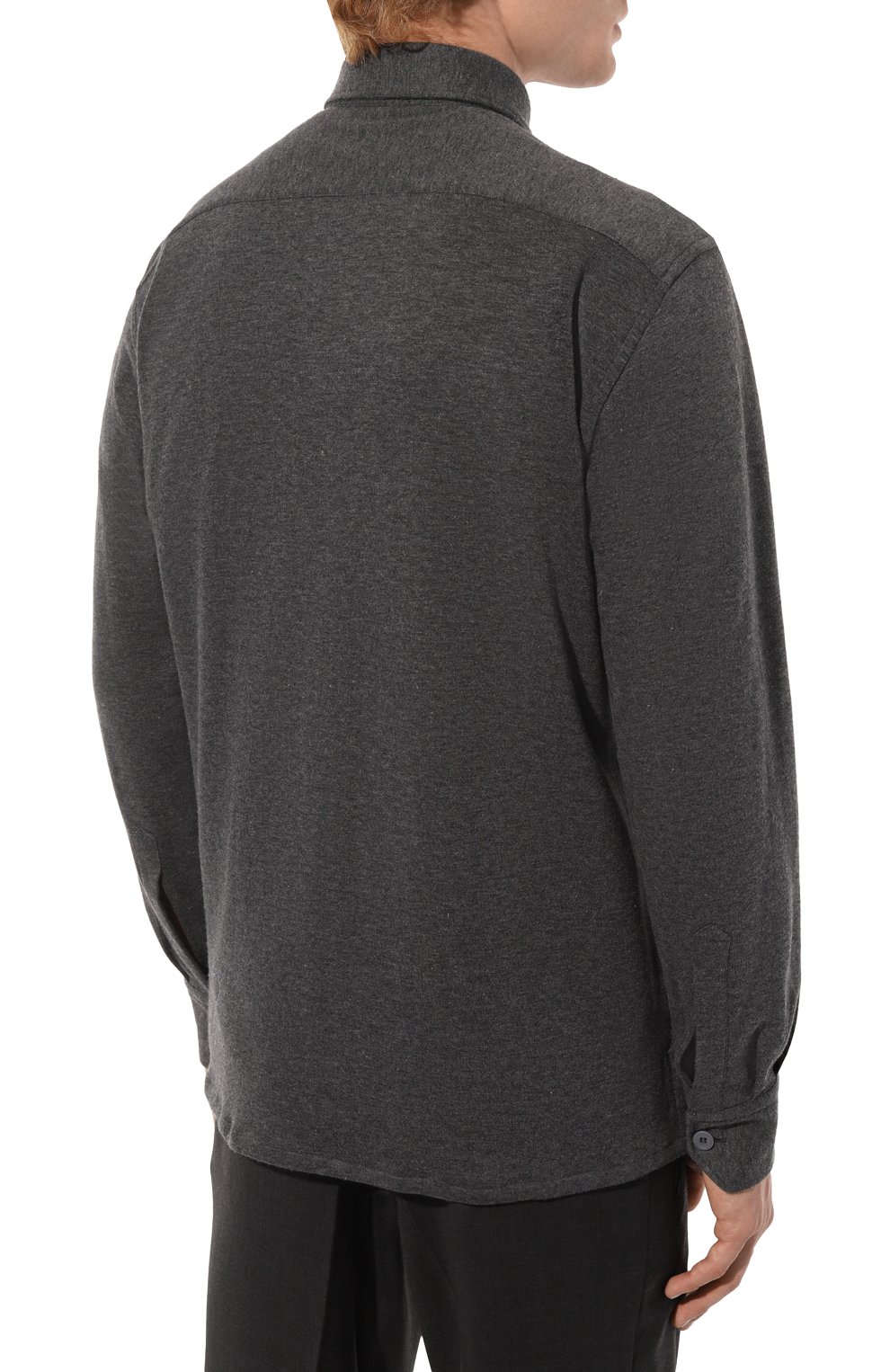 Рубашка из хлопка и кашемира STEFANO RICCI, арт. CJ007117/TE2602, фото 4