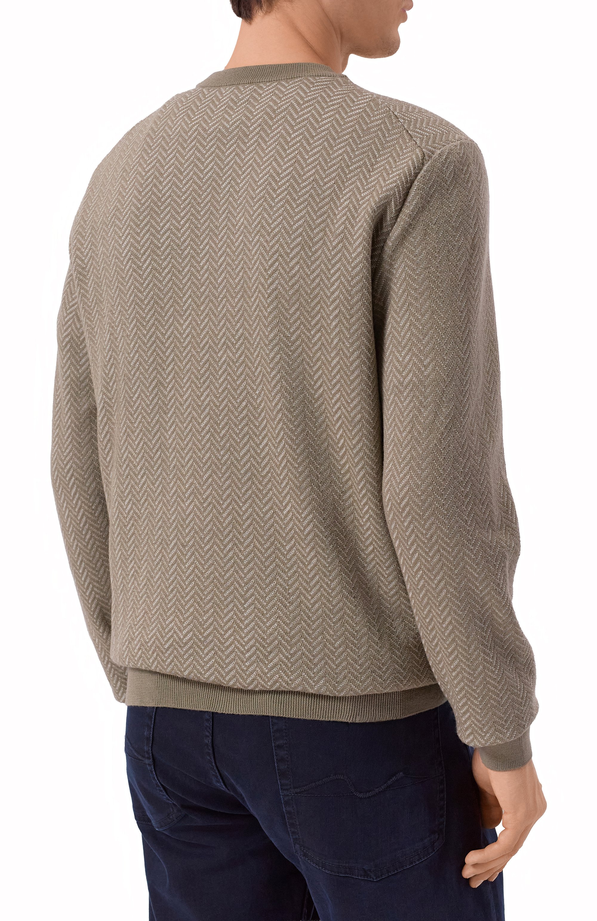 Джемпер из шерсти и хлопка BOSS, арт. 50549985, фото 4