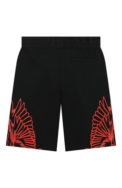 Хлопковые шорты MARCELO BURLON KIDS OF MILAN, арт. 20E/B/MB/3206/0020/8-14Y, фото 2