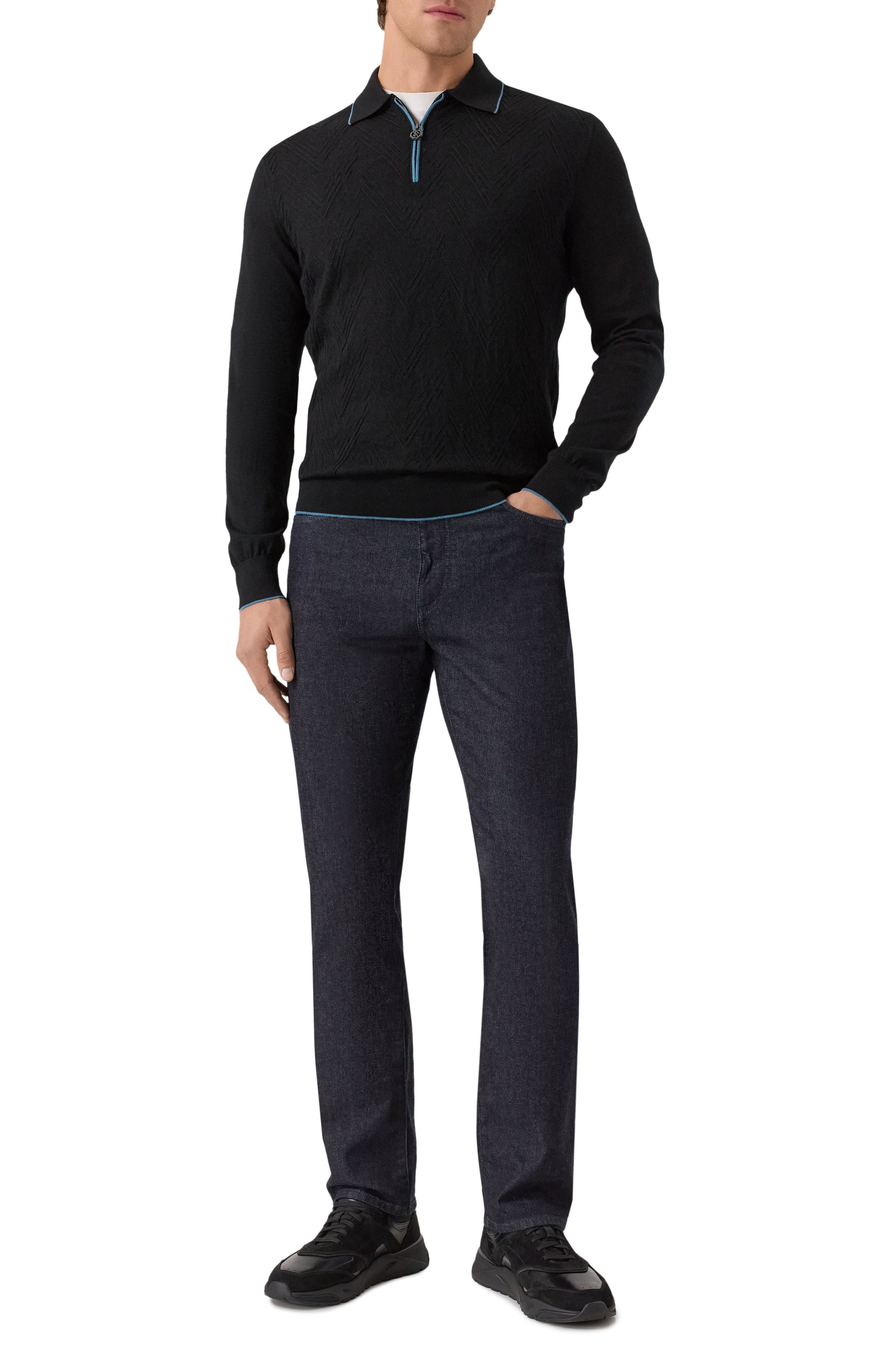 Поло из кашемира и шелка STEFANO RICCI, арт. K606399P30/F25314, фото 2