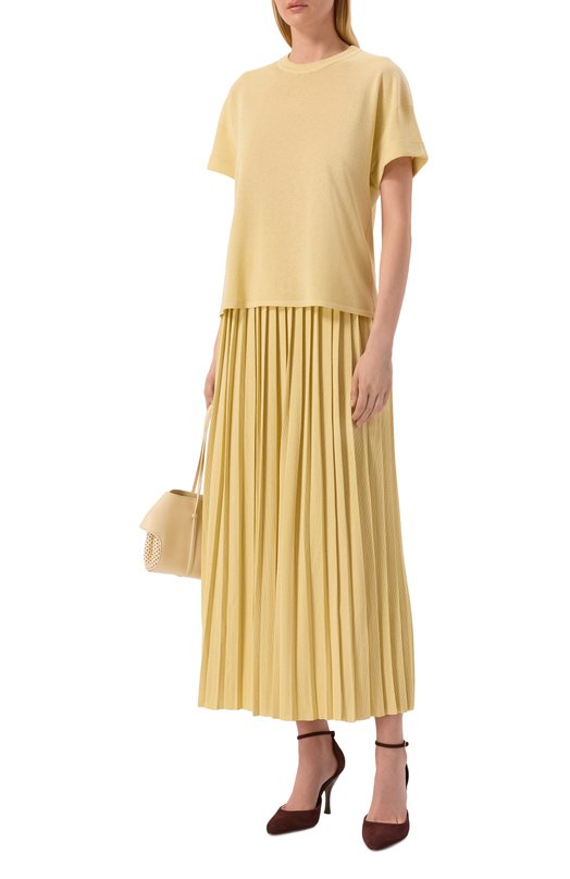 Плиссированная юбка Freeage LW25.SK113.7000.801 Жёлтый  LW25.SK113.7000.801 Фото 2