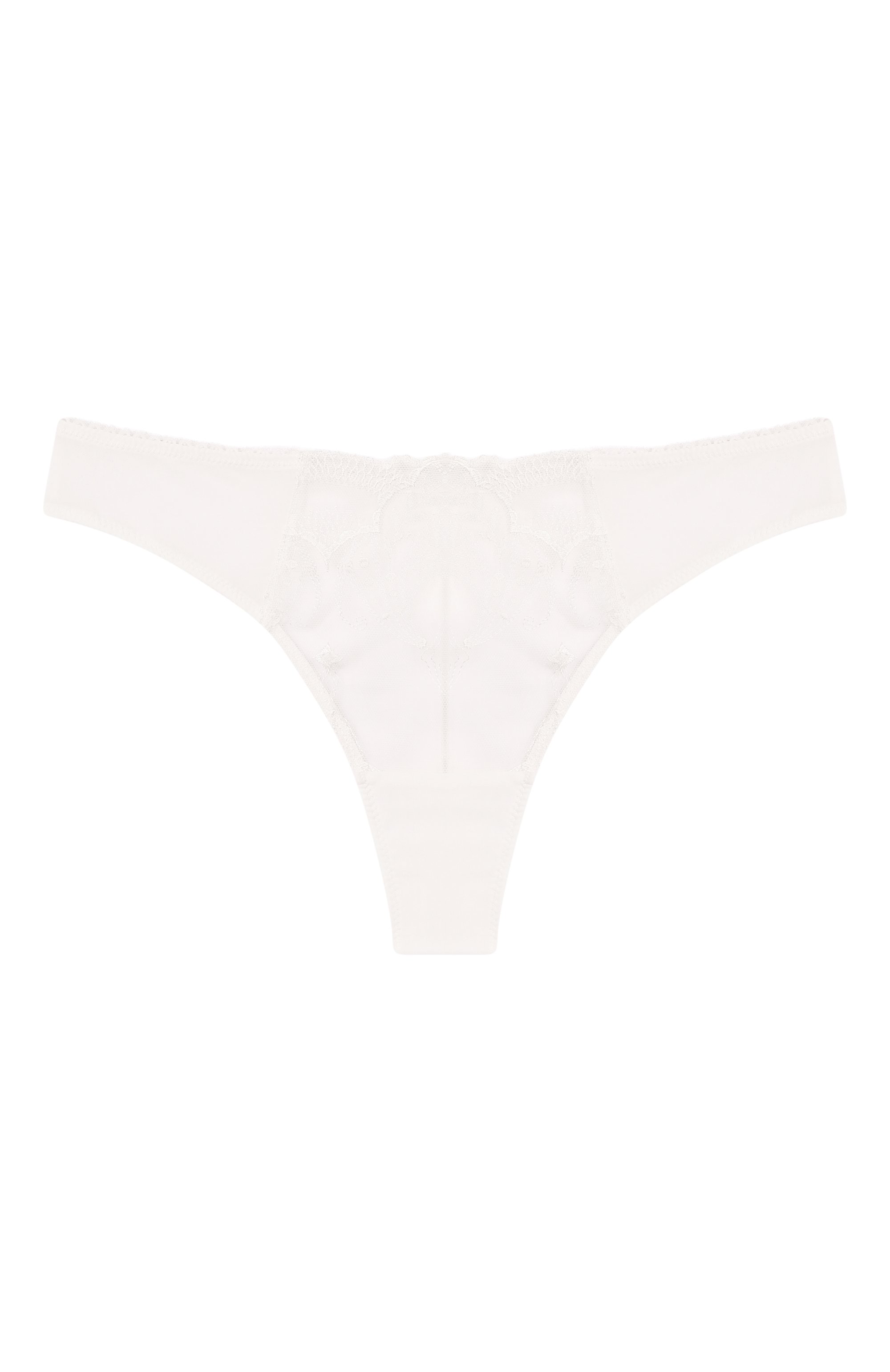 Трусы-стринги MAISON LEJABY белого цвета по цене 8520 руб., арт. 250262, фото 1 Трусы-стринги MAISON LEJABY, арт. 250262, фото 1