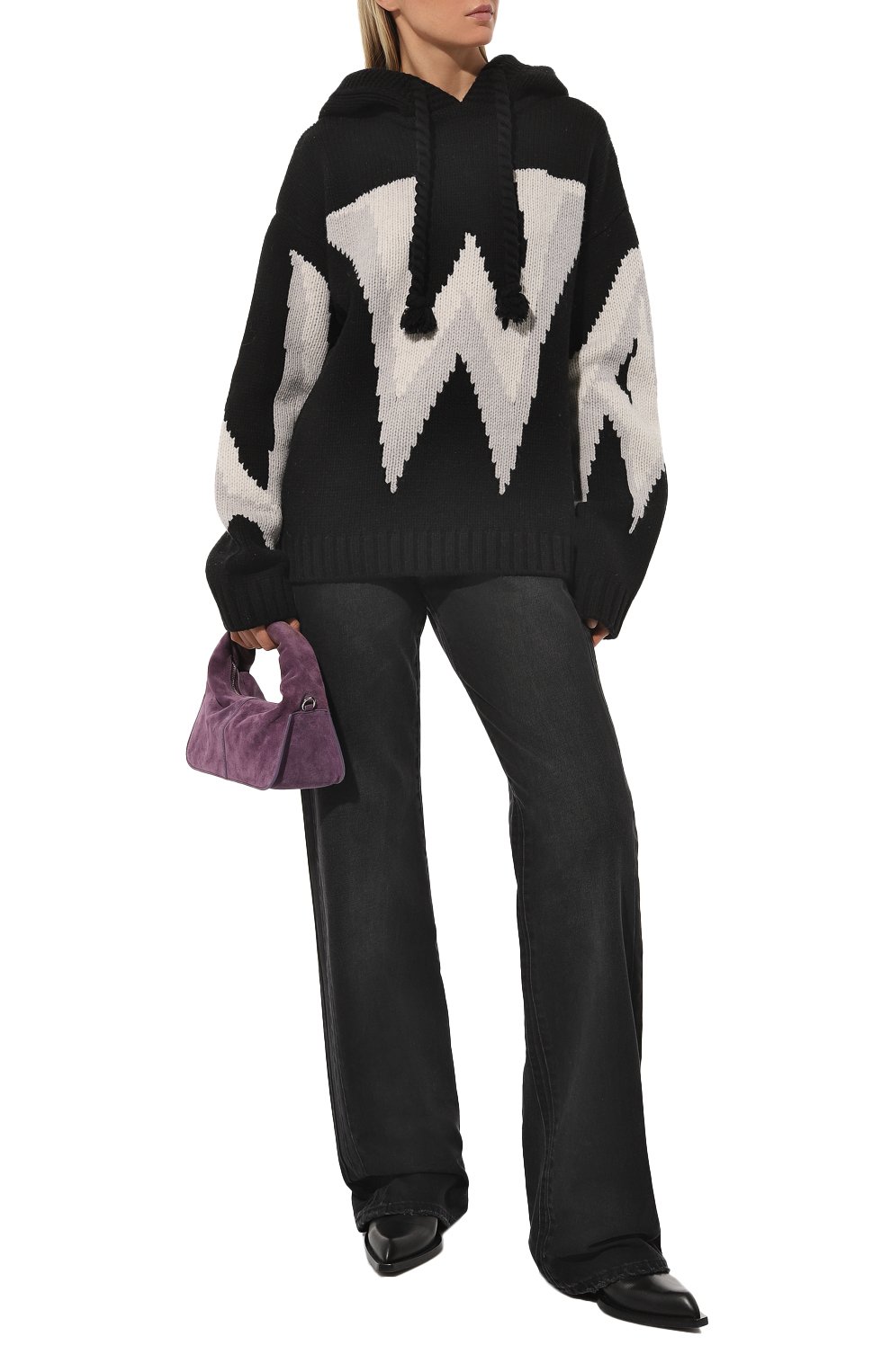 Шерстяное худи JW ANDERSON, арт. KW0769YN0170 902, фото 2