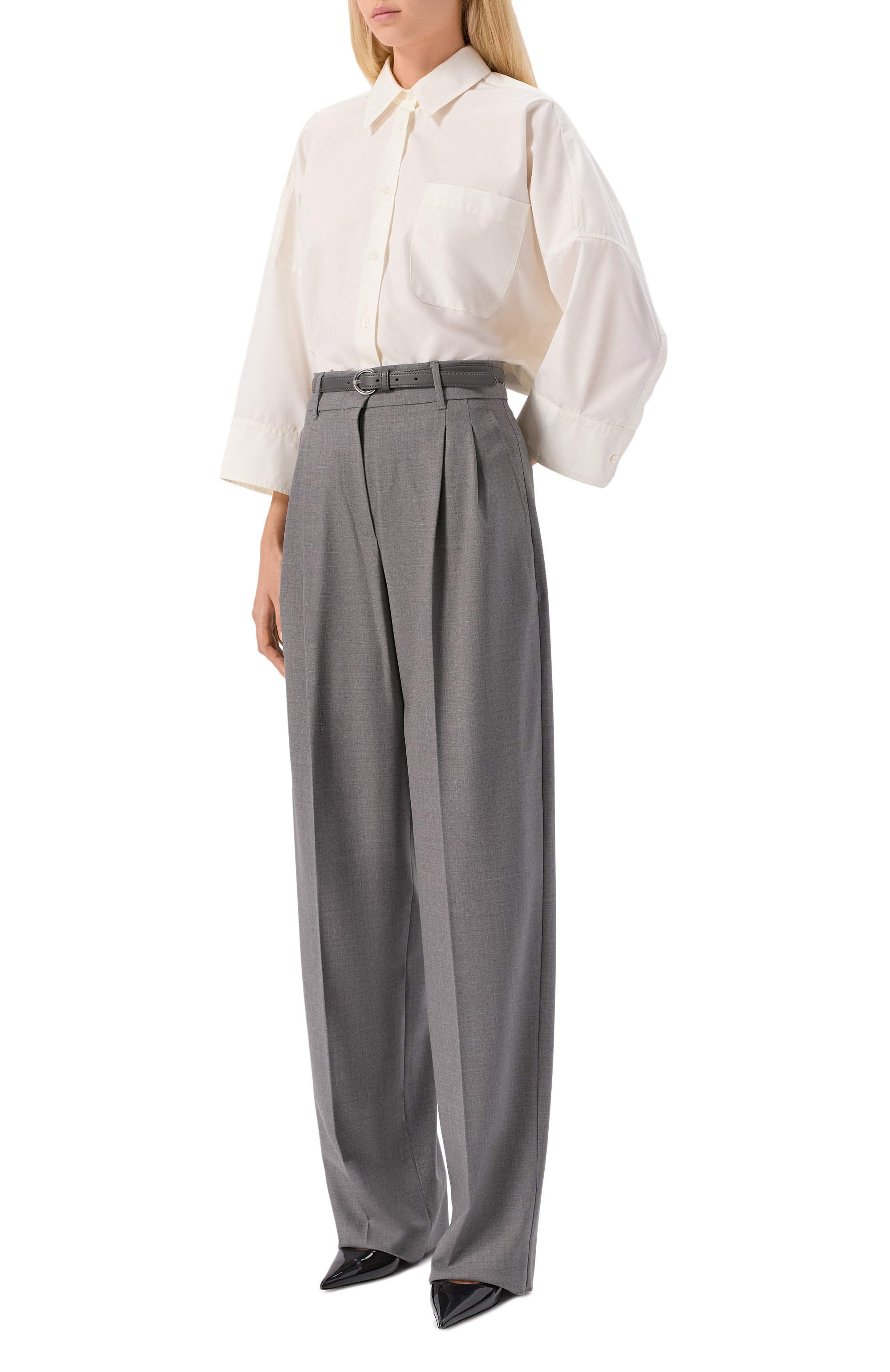 Шерстяные брюки MAX MARA STUDIO, арт. ENTRATA, фото 2