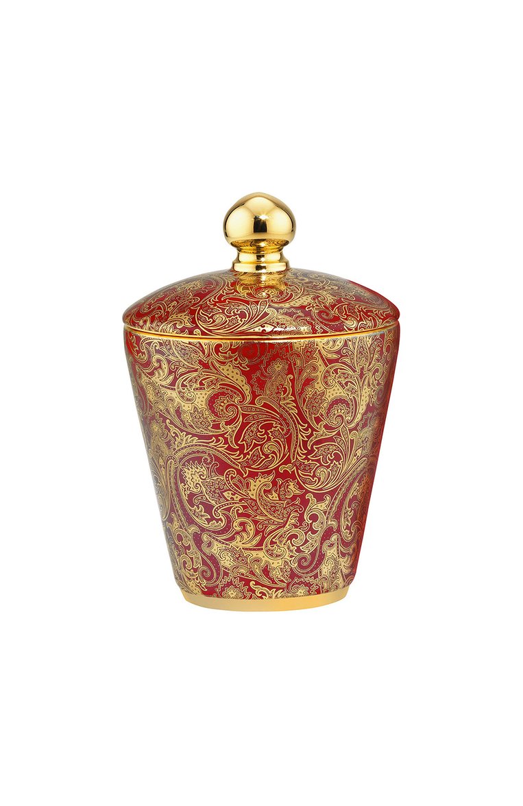 Подсвечник с крышкой red fine paisley STEFANO RICCI красного цвета, арт. 0ACAN002/VELIN6 | Фото 1 (Региональные ограничения белый список (Axapta Mercury): Не проставлено; Нос: Не проставлено; Ограничения доставки: fragile-2, flammable)