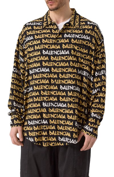 Рубашка из вискозы BALENCIAGA, арт. 681812/TRLJ3, фото 3