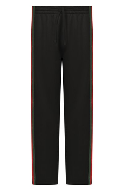 Мужские брюки из шелка и хлопка GUCCI, арт. 866170/XJH0N
