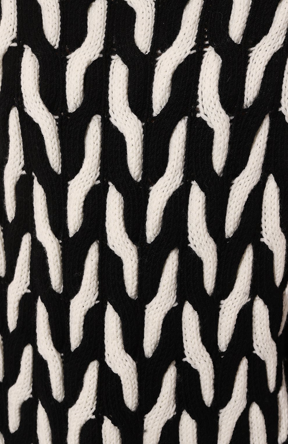 Шерстяной свитер BOSS черно-белого цвета по цене 33200 руб., арт. 50523719, фото 5 Шерстяной свитер BOSS, арт. 50523719, фото 5