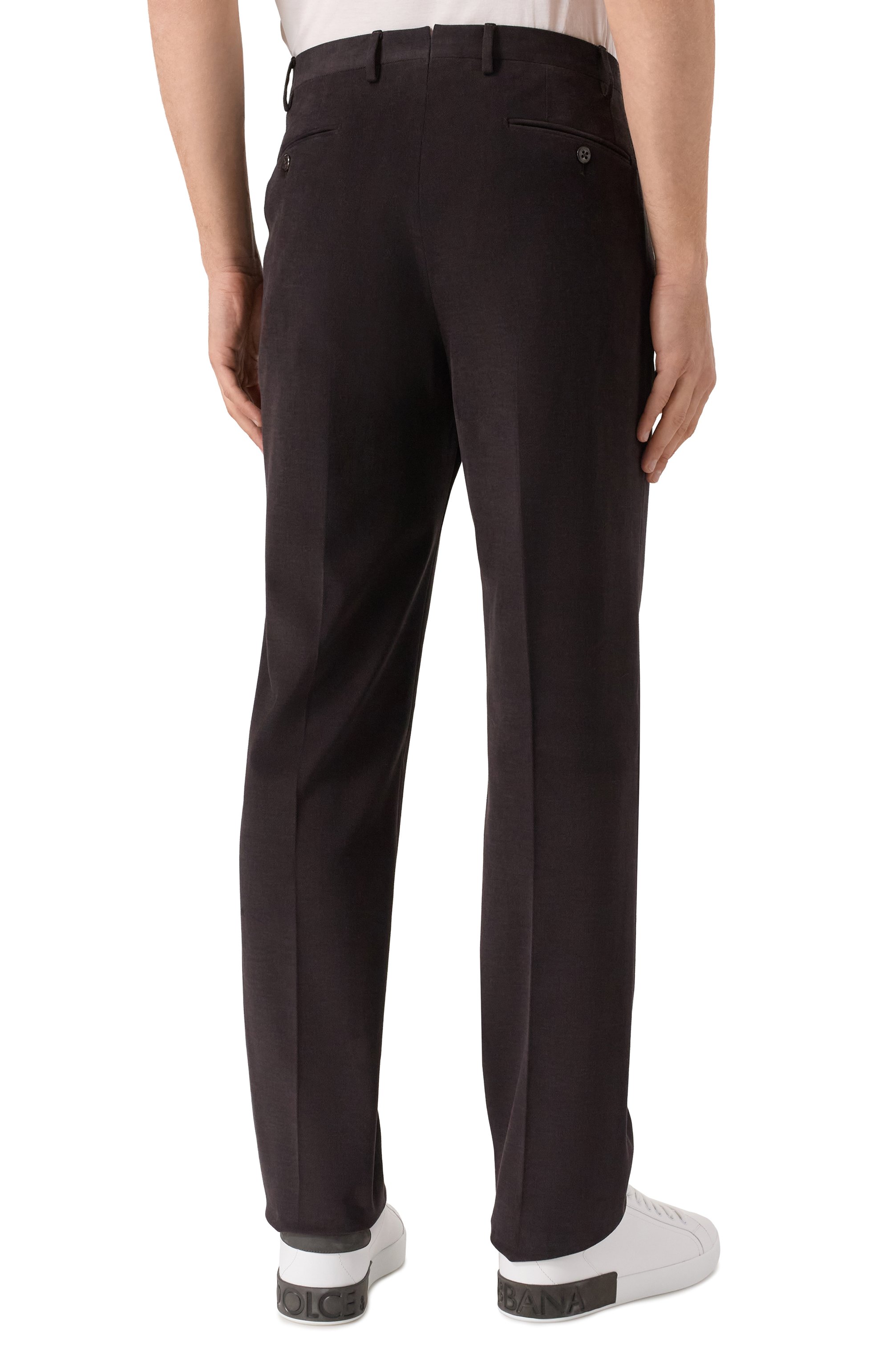 Хлопковые брюки CORNELIANI черного цвета по цене 45250 руб., арт. 264B01-2618503, фото 4 Хлопковые брюки CORNELIANI, арт. 264B01-2618503, фото 4