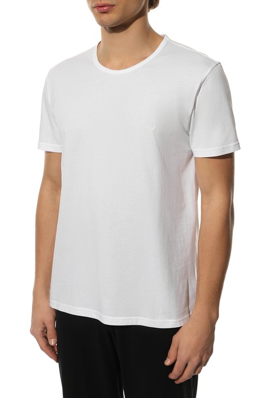 Комплект из двух хлопковых футболок Emporio Armani 111647/CC722 Белый  111647/CC722 Фото 3
