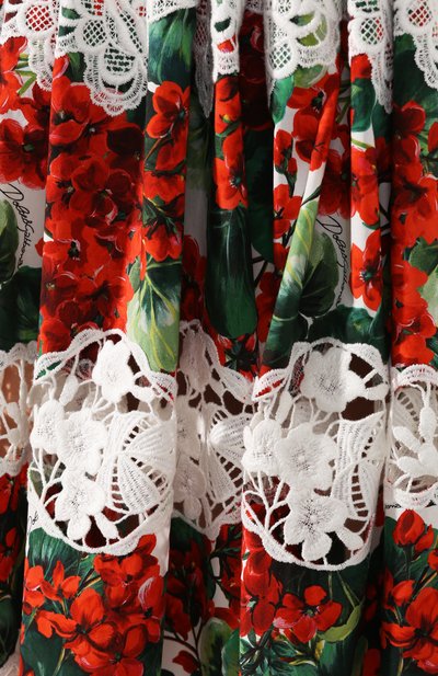 Хлопковое  платье DOLCE & GABBANA, арт. F6C3QZ/FGMEJ, фото 5