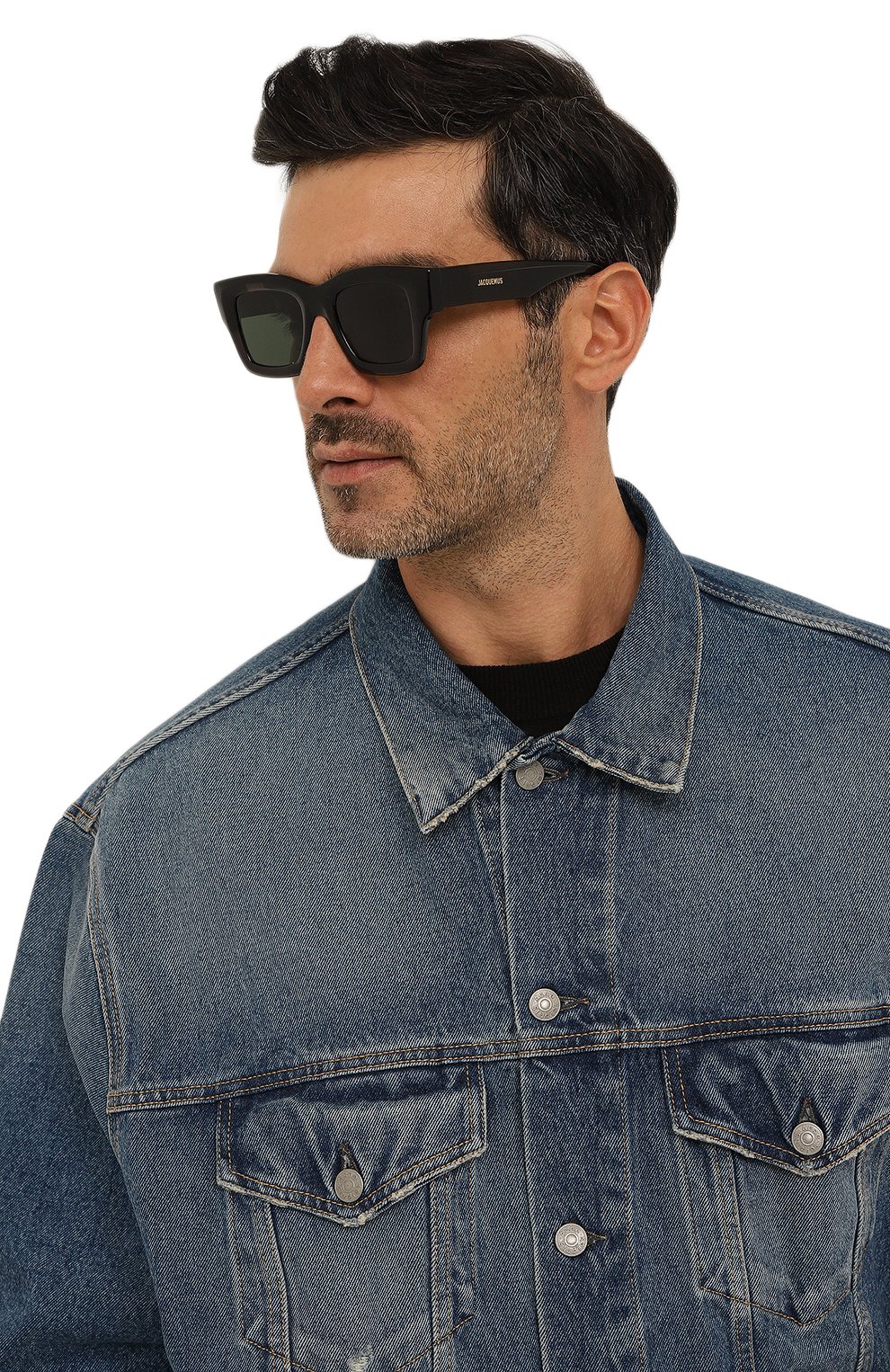 Солнцезащитные очки JACQUEMUS, арт. LES LUNETTES BACI MULTI BLACK, фото 3