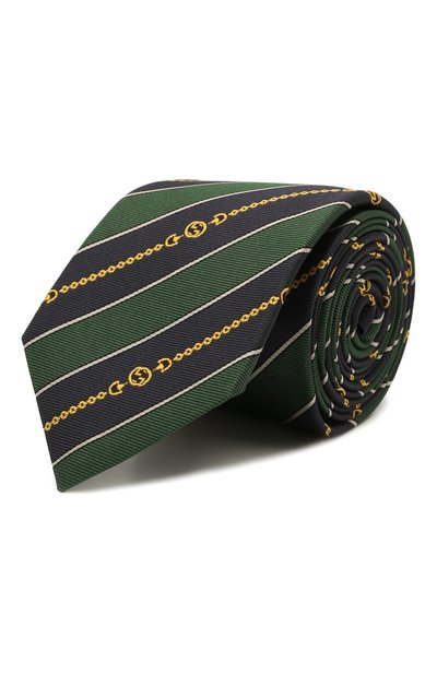 Мужской шелковый галстук GUCCI, арт. 643929/4E002