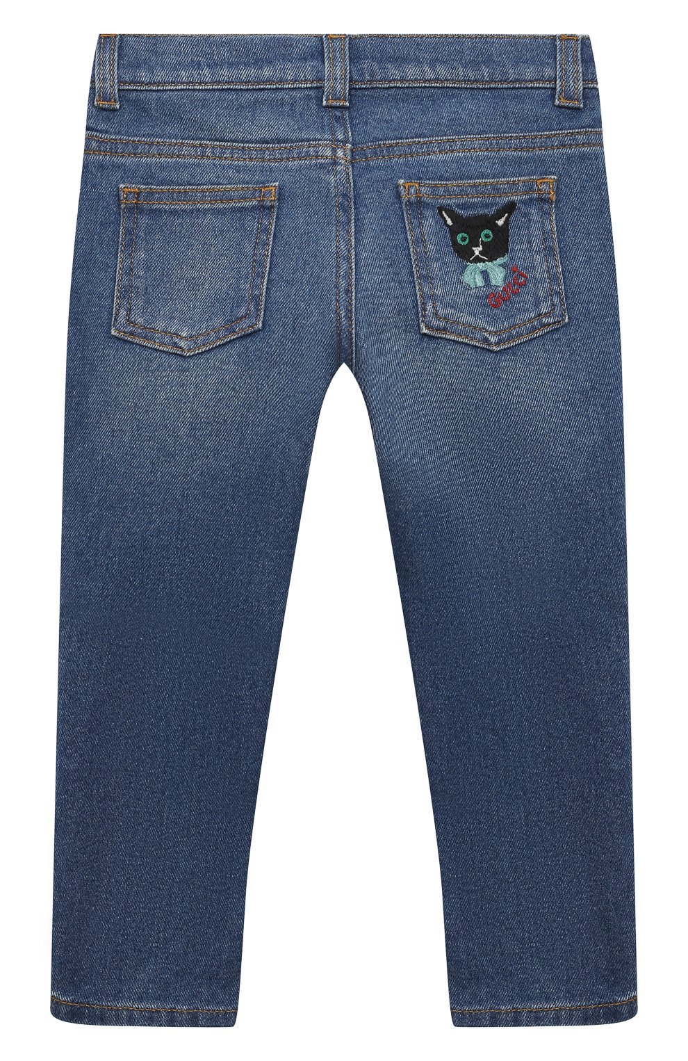 Джинсы GUCCI темно-синего цвета по цене 36350 руб., арт. 657868/XDBP0, фото 2 Джинсы GUCCI, арт. 657868/XDBP0, фото 2