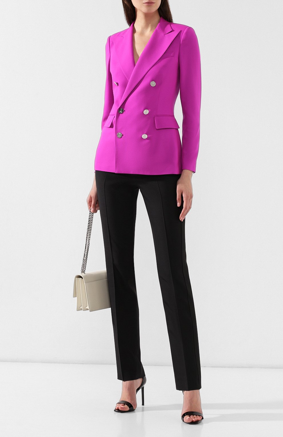Кашемировый жакет RALPH LAUREN фуксия цвета по цене 344000 руб., арт. 290625543, фото 2 Кашемировый жакет RALPH LAUREN, арт. 290625543, фото 2