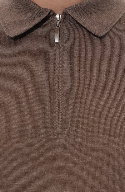 Поло из шерсти и шелка GRAN SASSO, арт. 57137/13190, фото 5