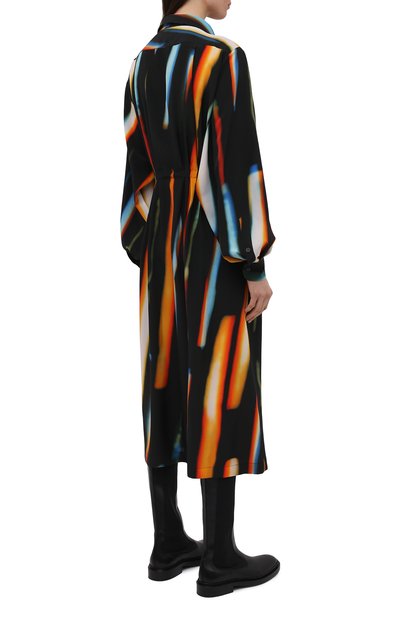 Шелковое платье DRIES VAN NOTEN разноцветного цвета по цене 163000 руб., арт. 211-11031-2087, фото 4 Шелковое платье DRIES VAN NOTEN, арт. 211-11031-2087, фото 4