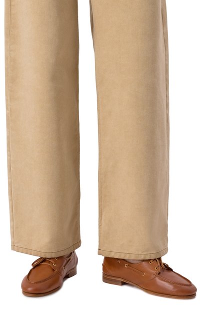 Кожаные топсайдеры plume BALLY, арт. WF002V/BU008, фото 3