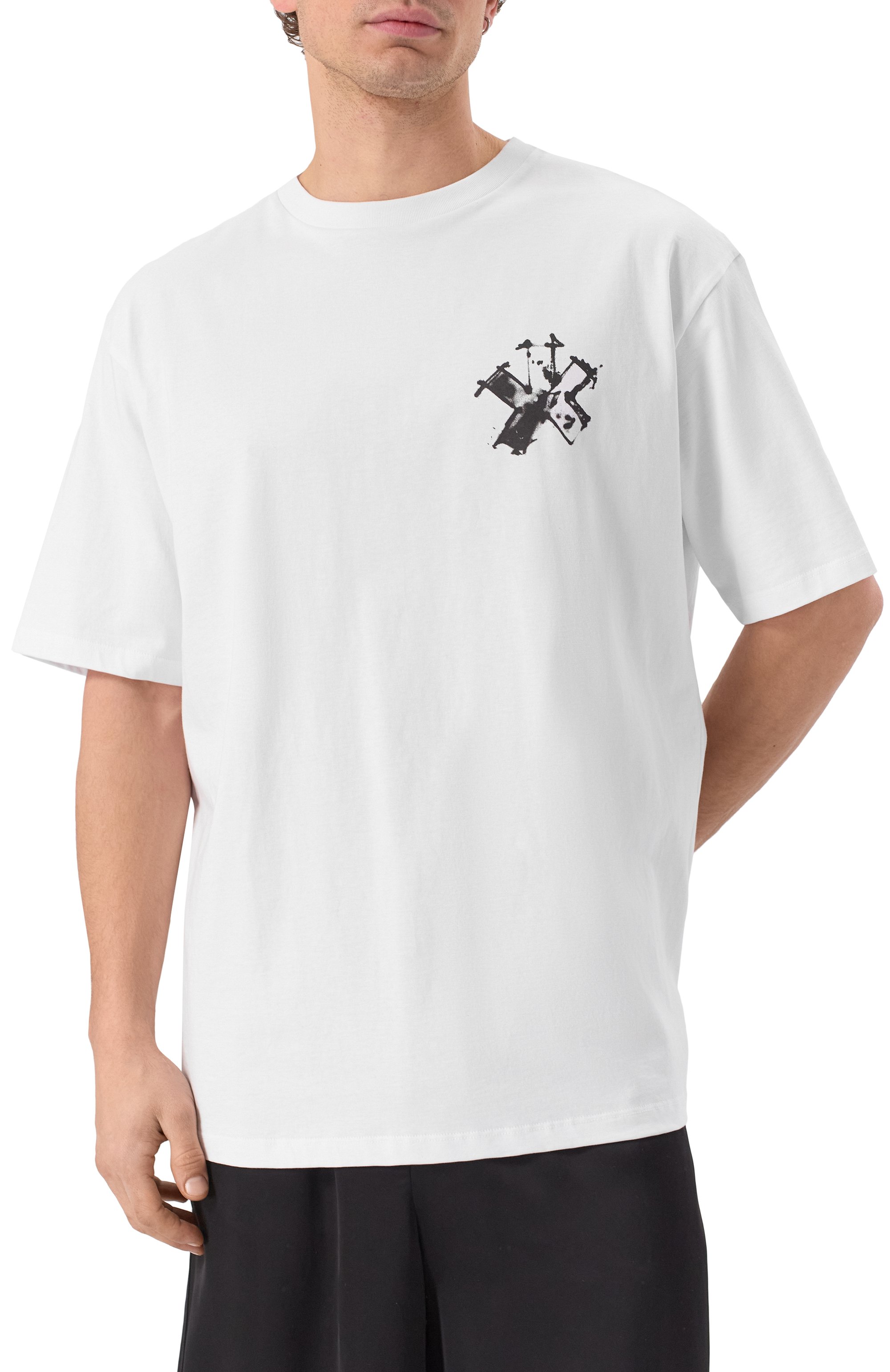 Хлопковая футболка COMME DES FUCKDOWN, арт. CFABM01574, фото 3