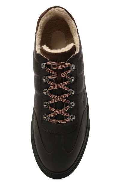 Кожаные кеды HOGAN, арт. HXM3650AP71QCZ, фото 5