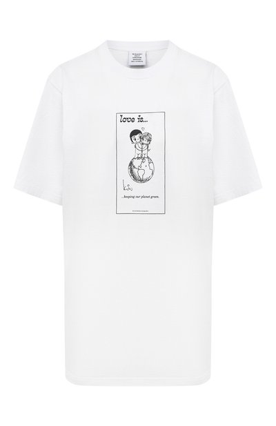 Хлопковая футболка VETEMENTS, арт. UAH21TR684 1600/W, фото 1