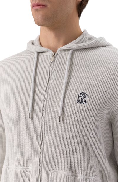 Хлопковый кардиган BRUNELLO CUCINELLI, арт. M29200416G, фото 5