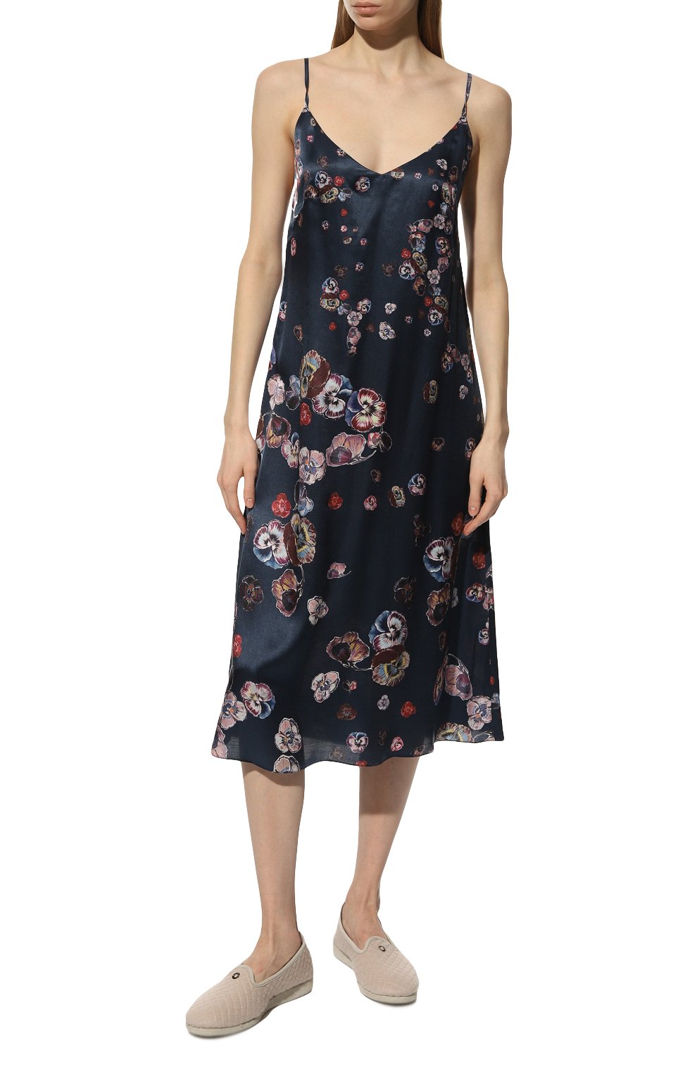 Сорочка из шелка и хлопка ANY WOWZERS, арт. MOSS01-SLPL-AFLT, фото 3