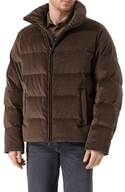 Вельветовый пуховик MVST M25.1MM.0010/574 Коричневый  M25.1MM.0010/574 Фото 3