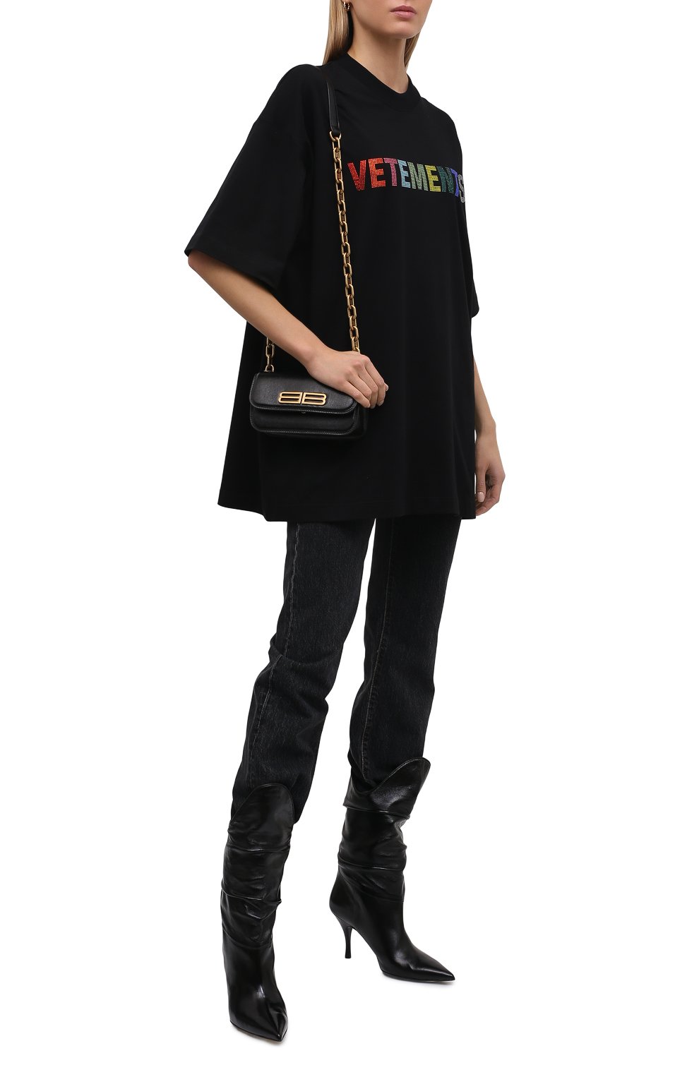 Хлопковая футболка VETEMENTS, арт. UE52TR510B 1611/W, фото 2