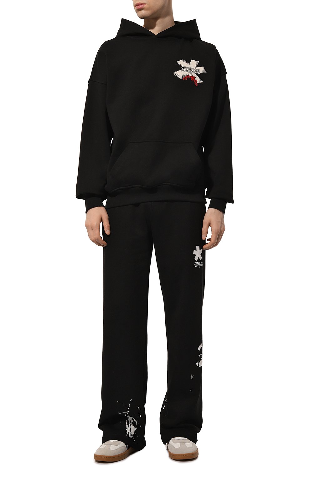 Хлопковые брюки COMME DES FUCKDOWN, арт. CFABM01323, фото 2