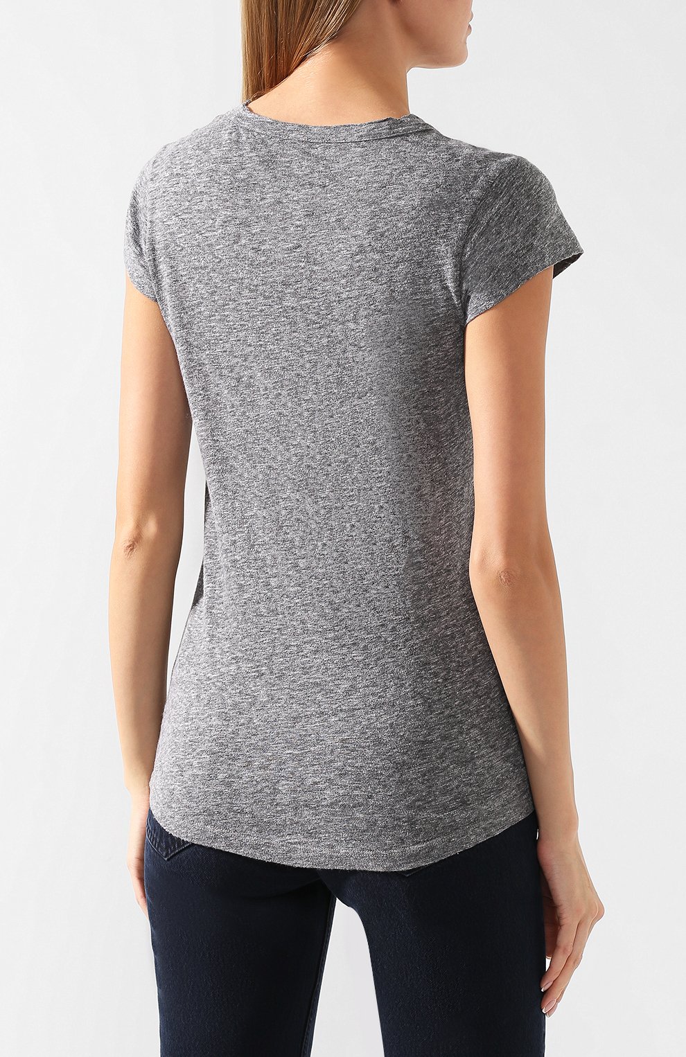 Футболка из смеси хлопка и вискозы ZADIG AND VOLTAIRE, арт. SHTP1810F, фото 4