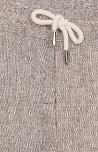 Льняные брюки BRUNELLO CUCINELLI, арт. BB430P503A, фото 3