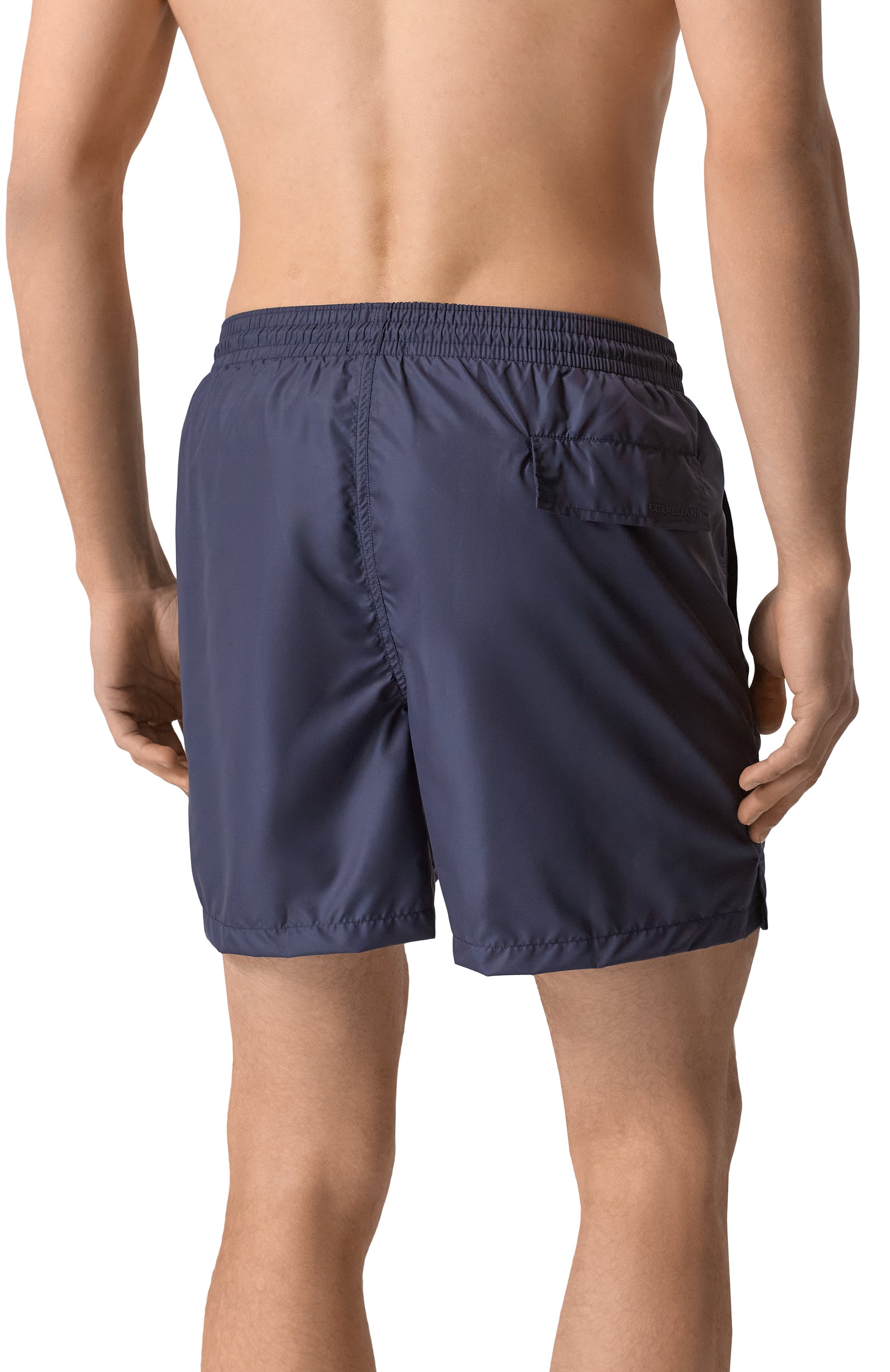 Плавки-шорты CORNELIANI темно-синего цвета по цене 37900 руб., арт. 25QZ83-2529307, фото 3 Плавки-шорты CORNELIANI, арт. 25QZ83-2529307, фото 3
