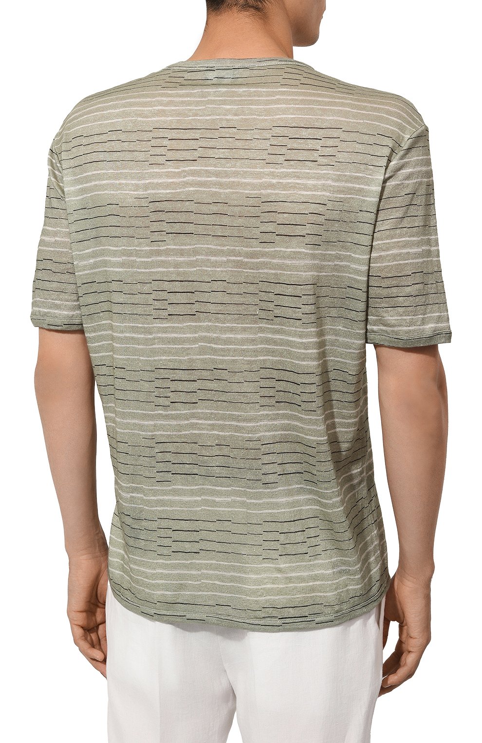 Льняная футболка GIORGIO ARMANI, арт. GM000301/TE11562, фото 4