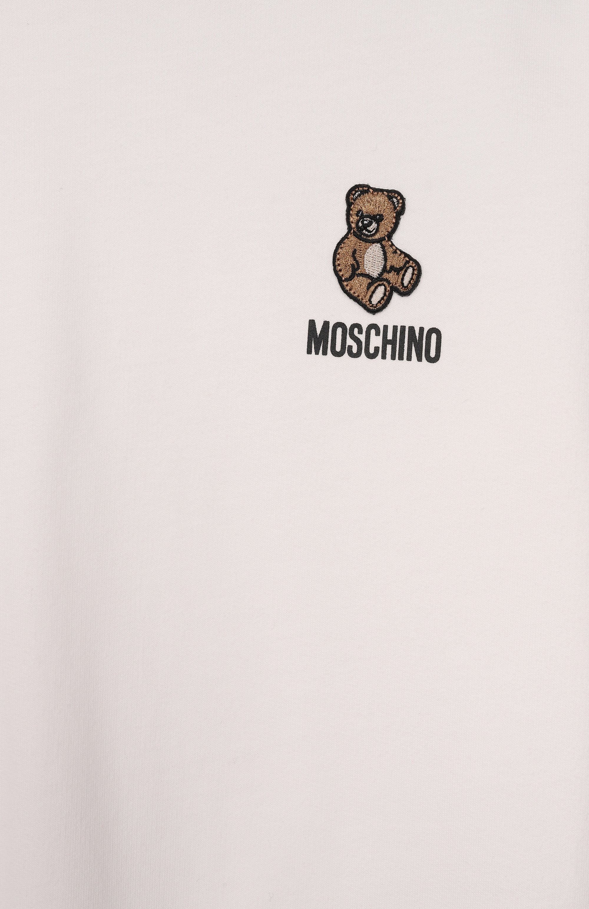 Хлопковый свитшот MOSCHINO кремового цвета по цене 11750 руб., арт. HUF09X/LCA19_001, фото 3 Хлопковый свитшот MOSCHINO, арт. HUF09X/LCA19_001, фото 3