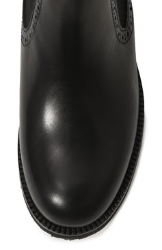 Детские кожаные челси RONDINELLA черн�ого цвета, арт. 7230-1-M/28-30 | Фото 4 (Кросс-КТ: челси; Материал внутренний: Натуральная кожа; Материал сплава: Проставлено; Нос: Не проставлено)