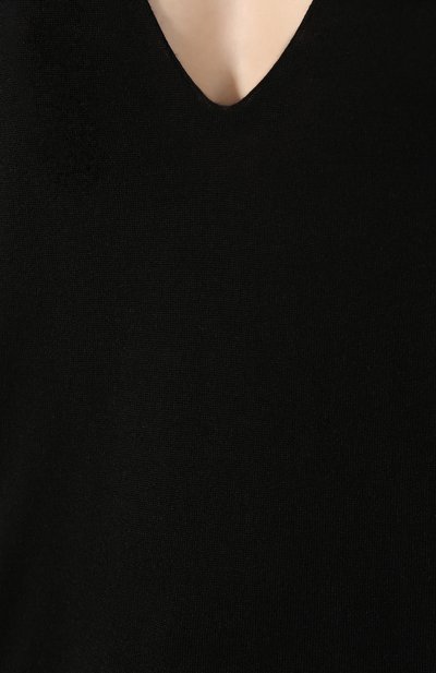Кашемировый пуловер RICK OWENS черного цвета по цене 44400 руб., арт. RP20S1623/WS, фото 5 Кашемировый пуловер RICK OWENS, арт. RP20S1623/WS, фото 5